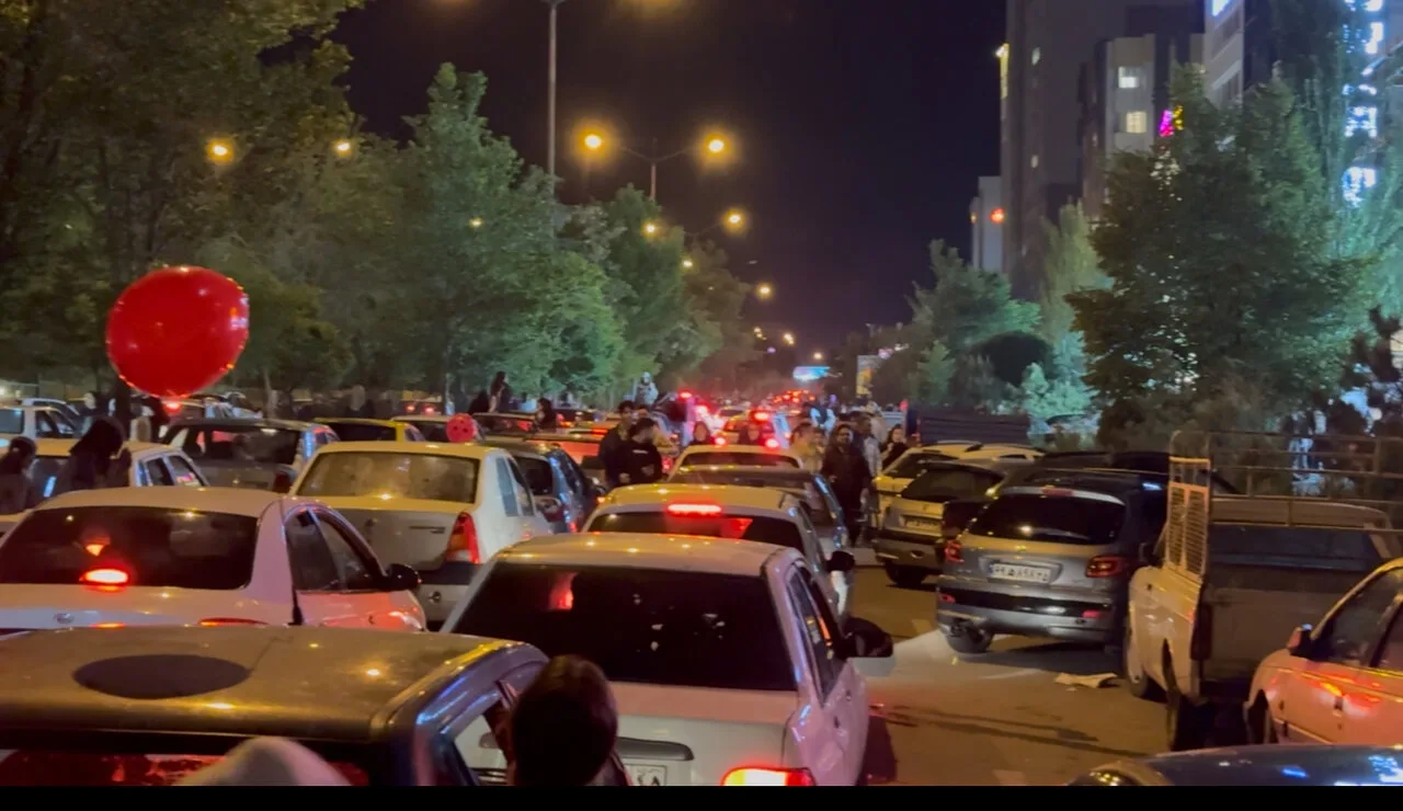 ترافیک سنگین در خیابان‌های تبریز پس از جشن قهرمانی تراکتور