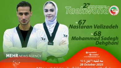 ولی زاده و دهقانی نمایندگان ایران در روز پنجم مسابقات 4