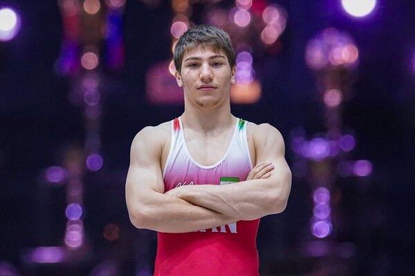 دومین مدال خوشرنگ طلا بر گردن آزادکار ایران 1