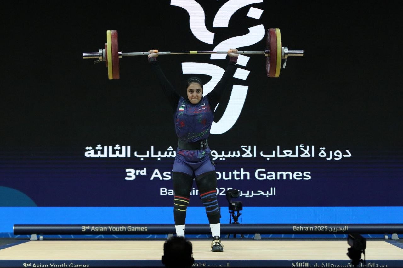 دختر وزنهبردار ایران به مدال برنز رسید 1